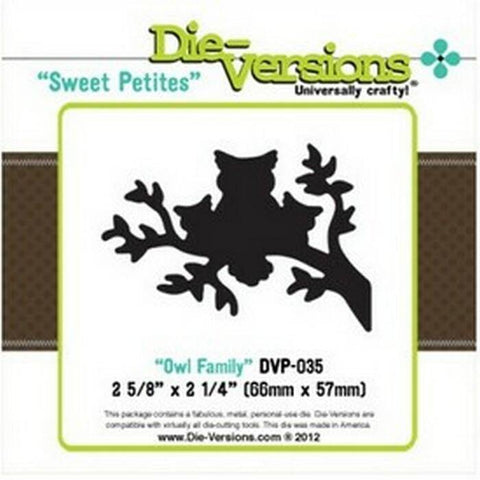 Die-Versions Sweet Petites - Owl Family - Lilly Grace Crafts