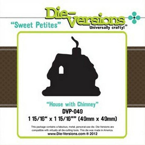 Die-Versions SweetPetites House With Chimney - Lilly Grace Crafts