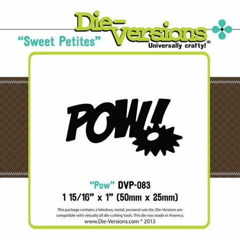 Die-Versions Sweet Petites - Pow - Lilly Grace Crafts