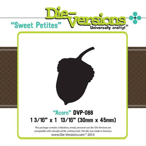 Die-Versions Sweet Petites - Acorn - Lilly Grace Crafts