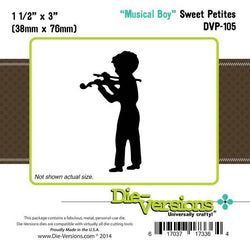 Die-Versions Sweet Petites - Musical Boy - Lilly Grace Crafts