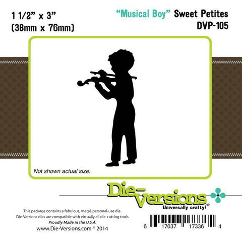 Die-Versions Sweet Petites - Musical Boy - Lilly Grace Crafts