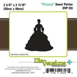 Die-Versions Die-Versions - Sweet Petites - Princess - Lilly Grace Crafts