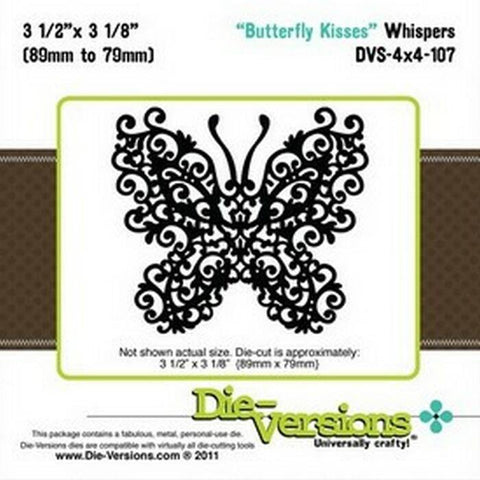 Die-Versions Whispers - Butterfly Kisses - Lilly Grace Crafts