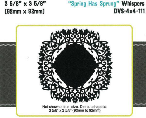 Die-Versions Whispers - Spring Has Sprung - Lilly Grace Crafts