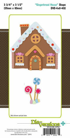 Die-Versions Die-Versions - Shapes - Gingerbread House - Lilly Grace Crafts