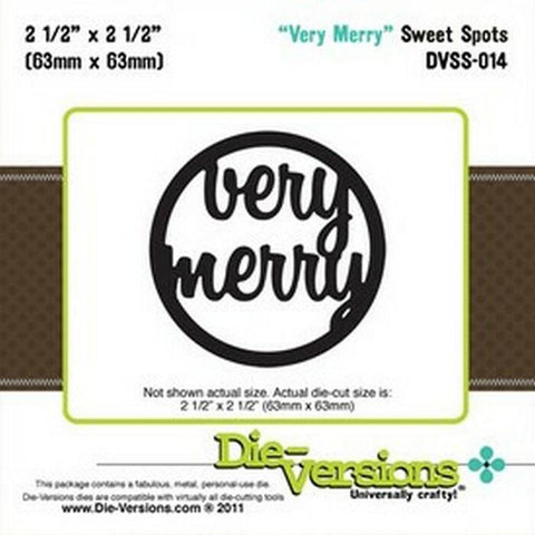 Die-Versions Sweet Spots - Very Merry - Lilly Grace Crafts