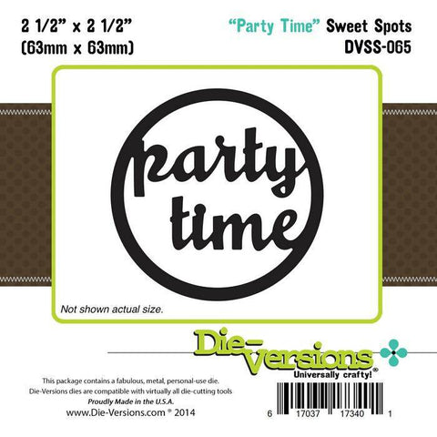 Die-Versions Sweet Spots - Party Time - Lilly Grace Crafts