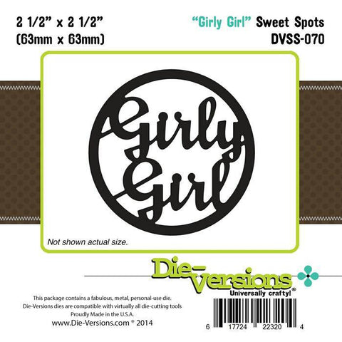 Die-Versions Die-Versions - Sweet Spots - Girly Girl - Lilly Grace Crafts