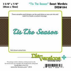 Die-Versions Die-Versions - Sweet Wordlets - Tis The Season - Lilly Grace Crafts