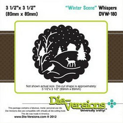 Die-Versions Whispers - Winter Scene - Lilly Grace Crafts