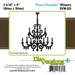 Die-Versions Whispers - Crystal Chandelier - Lilly Grace Crafts