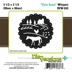 Die-Versions Whispers - Farm Scene - Lilly Grace Crafts