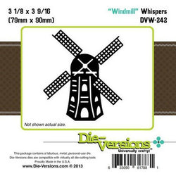 Die-Versions Whispers - Windmill - Lilly Grace Crafts