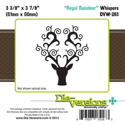 Die-Versions Whispers - Regal Reindeer - Lilly Grace Crafts