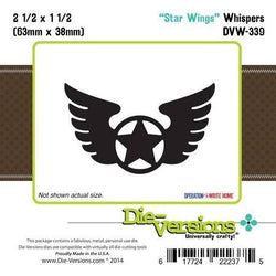 Die-Versions Whispers - Star Wings - Lilly Grace Crafts