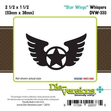 Die-Versions Whispers - Star Wings - Lilly Grace Crafts