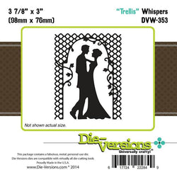 Die-Versions Whispers - Trellis - Lilly Grace Crafts