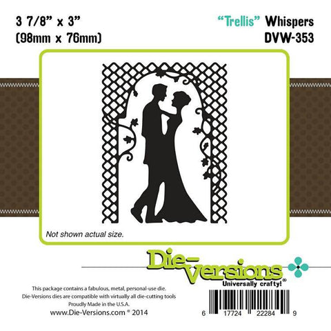 Die-Versions Whispers - Trellis - Lilly Grace Crafts