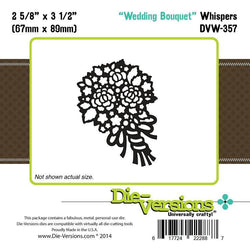 Die-Versions Whispers - Wedding Bouquet - Lilly Grace Crafts