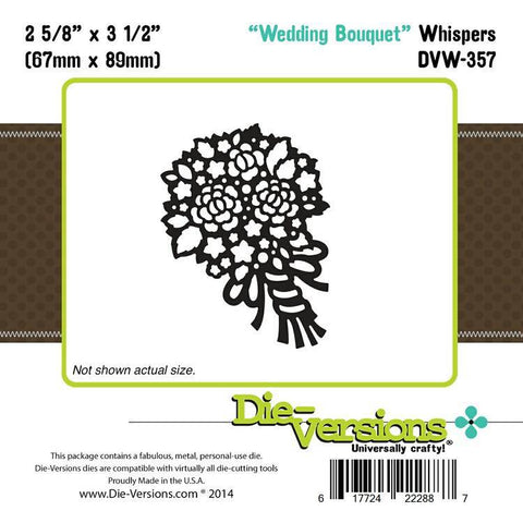 Die-Versions Whispers - Wedding Bouquet - Lilly Grace Crafts