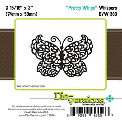 Die-Versions Die-Versions - Whispers - Pretty Wings - Lilly Grace Crafts