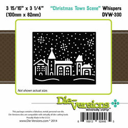 Die-Versions Die-Versions - Whispers - Christmas Town Scene - Lilly Grace Crafts