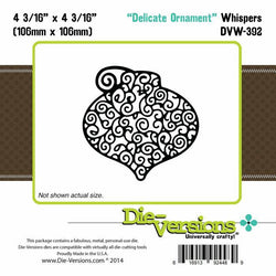 Die-Versions Die-Versions - Whispers - Delicate Ornament - Lilly Grace Crafts