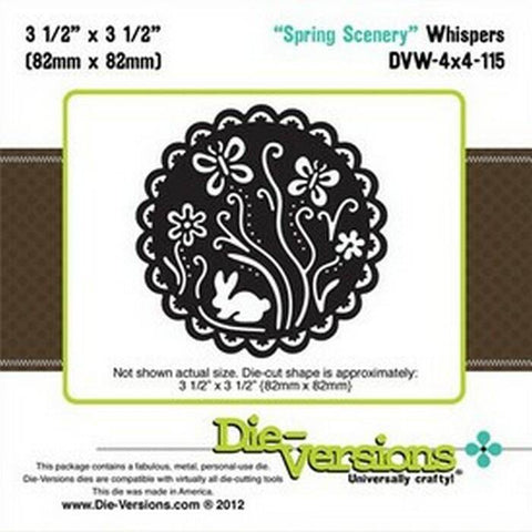 Die-Versions Whispers - Spring Scenery - Lilly Grace Crafts