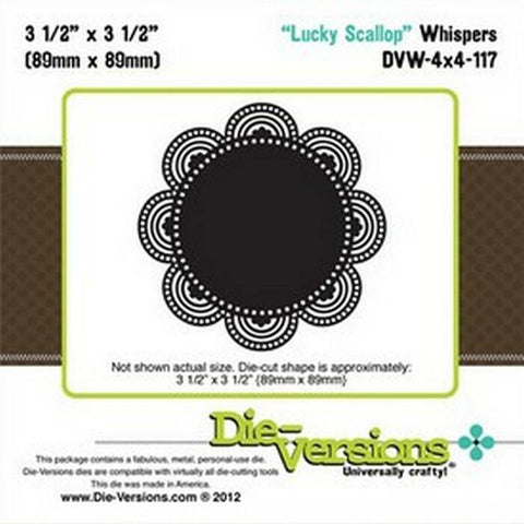 Die-Versions Whispers - Lucky Scallop - Lilly Grace Crafts