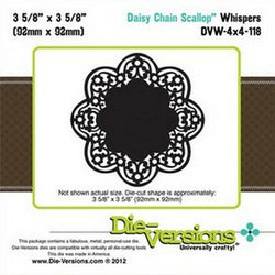 Die-Versions Whispers - Daisy Chain Scallop - Lilly Grace Crafts