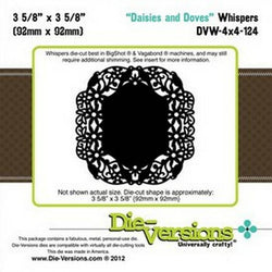 Die-Versions Whispers - Daisies and Doves - Lilly Grace Crafts