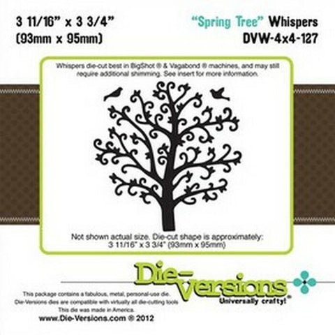 Die-Versions Whispers - Spring Tree - Lilly Grace Crafts