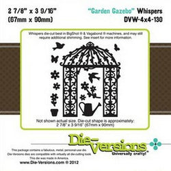 Die-Versions Whispers - Garden Gazebo - Lilly Grace Crafts