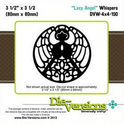 Die-Versions Whispers - Lacy Angel - Lilly Grace Crafts