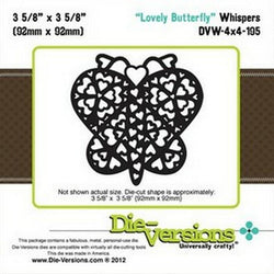 Die-Versions Whispers - Lovely Butterfly - Lilly Grace Crafts