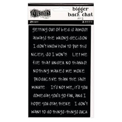 Ranger Industries Black Set 2 Back Chat Stickers Lrg - Lilly Grace Crafts