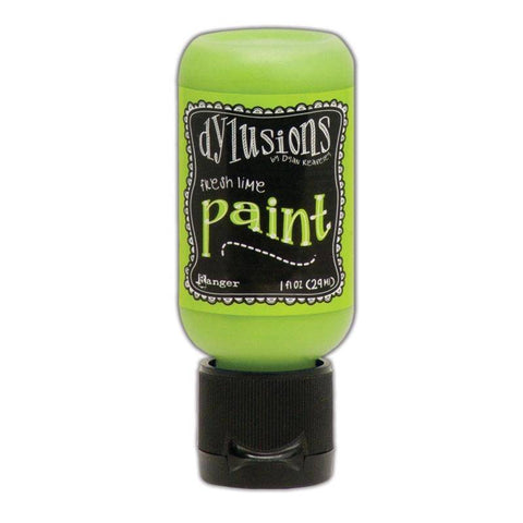 Ranger Industries Fresh Lime Dylusions Paints 1oz - Lilly Grace Crafts