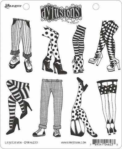 Ranger Industries Legs Eleven Cling Rubber Stamp - Lilly Grace Crafts