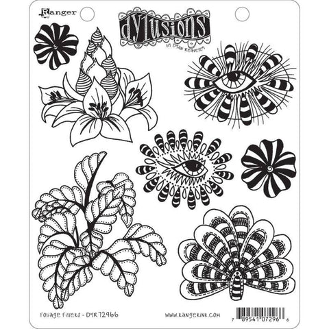 Ranger Industries Foliage Fillers Dylusions Stamps - Lilly Grace Crafts