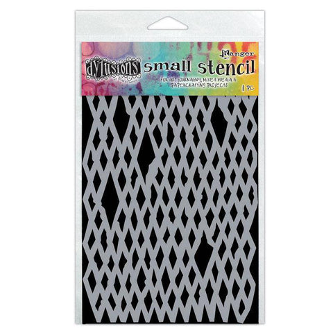 Ranger Industries Dylusion Stencil Diamond in the Rough - Small 5x8 inch - Lilly Grace Crafts