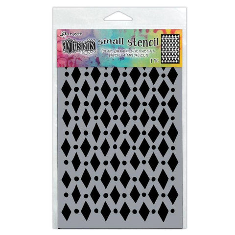 Ranger Industries Court Jester Small Dylusions Stencils - Lilly Grace Crafts