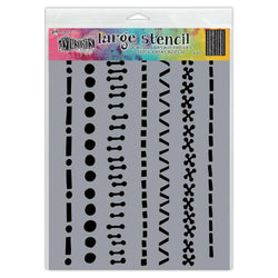 Ranger Industries A Stitch in Time Lrg Dylusions Stencil - Lilly Grace Crafts