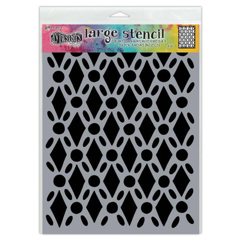 Ranger Industries Fancy Floor Large Dylusions Stencil - Lilly Grace Crafts