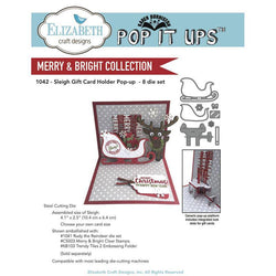 Elizabeth Craft Designs Sleigh Gift Card Holder Dies - Lilly Grace Crafts