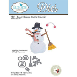Elizabeth Craft Designs CountryScapes Build a Snowman Dies - Lilly Grace Crafts