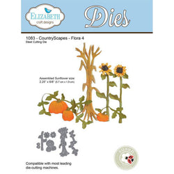 Elizabeth Craft Designs CountryScapes Flora 4 Dies - Lilly Grace Crafts