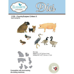 Elizabeth Craft Designs CountryScapes Critters 5 Dies - Lilly Grace Crafts