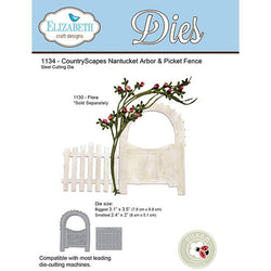 Elizabeth Craft Designs CountryScapes Nanucket Arbor and Picket Fence Dies - Lilly Grace Crafts