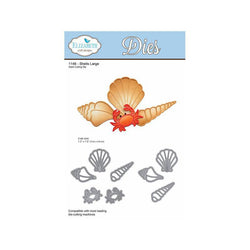 Elizabeth Craft Designs Sea Shells Cutting Die - Lilly Grace Crafts